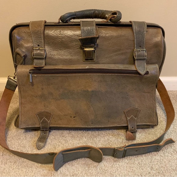 Bags Vintage Leather Doctors Bag Large Poshmark